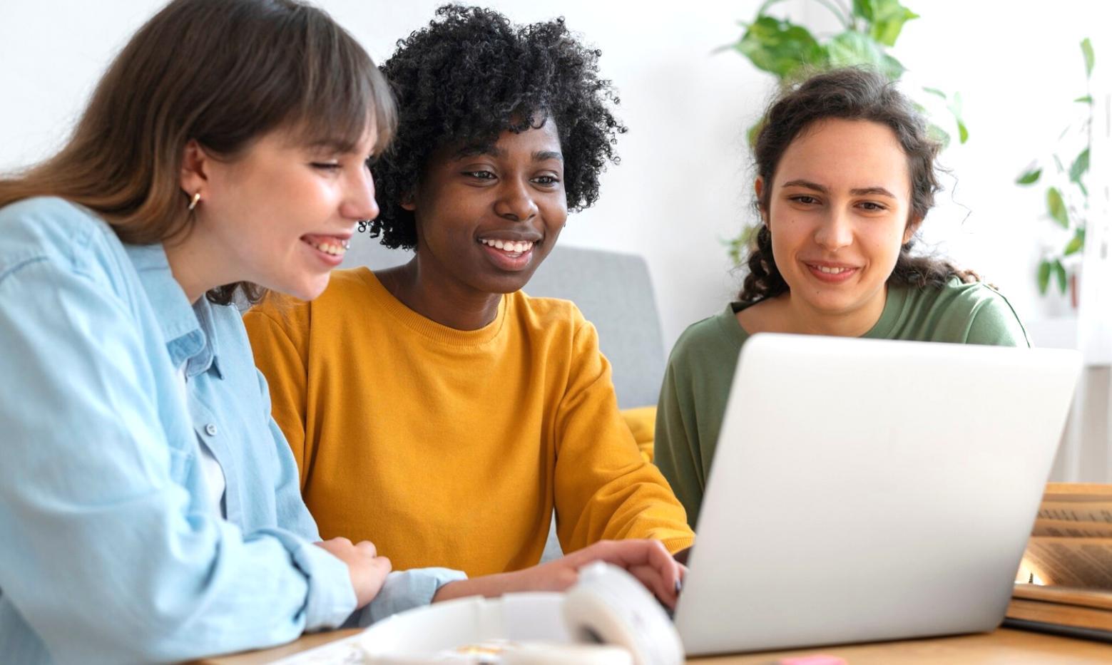 Financial analysis workspace with documents and charts